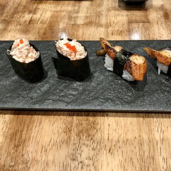 Tom Sushi - Dungeness crab and unagi - Sushi Bars Near Me - Vancouver, British Columbia