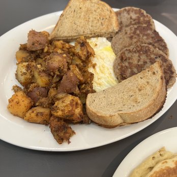 Eggs Up Grill - a plate of breakfast food - Breakfast & Brunch Near Me - Cornelius, North Carolina Eggs Up Grill - a plate of breakfast food - Breakfast & Brunch Near Me - Cornelius, North Carolina
