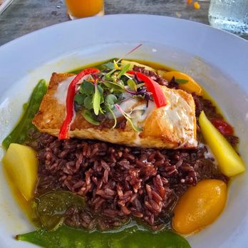 The Deck On Laguna Beach - Roasted Halibut - New American Near Me - Laguna Beach, California The Deck On Laguna Beach - Roasted Halibut - New American Near Me - Laguna Beach, California