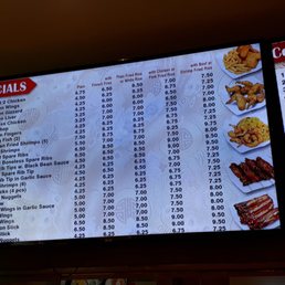 Kum Kau Special menu