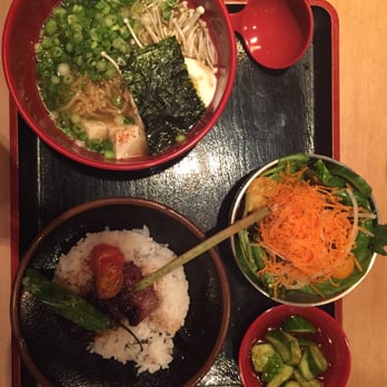 RAMEN-SAN - Lunch express meal including chicken broth ramen and rice with skirt steak. - Ramen Near Me - Chicago, Illinois