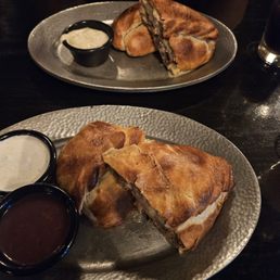Top - rosemary steak Bottom- French dip Top - rosemary steak Bottom- French dip