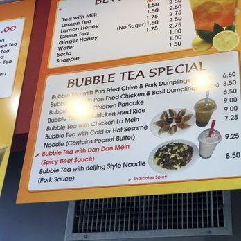 Beijing Dumpling House - Bubble tea special menu - Bubble Tea Near Me - Jamaica, New York