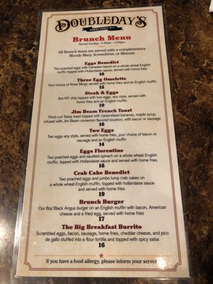 Menu photo 5 Doubleday's Restaurant and Bar Dobbs Ferry, NY