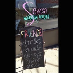 Seven Boutique - LOVED to see this on the street!
