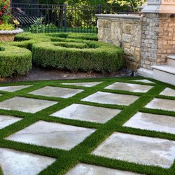 GroTurf - Artificial grass patio joints