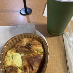 Spinach artichoke soufflé