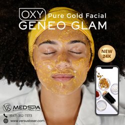 VS MedSpa Laser Clinic - NEW OxyGeneo® Glam 24-karat pure gold facial