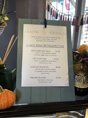 Menu photo 4 Santa Cecilia Albuquerque, NM