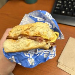 Sassy Biscuits - Egg, cheddar, bacon biscuit
