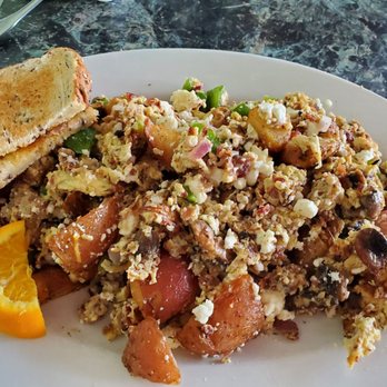 Shelly's - Kitchen sink with Feta cheese, jumbled up. - American Near Me - Burien, Washington