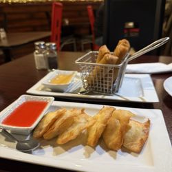 Little Thai Chef - Crab Rangoon (6) Thai Egg Rolls (4)