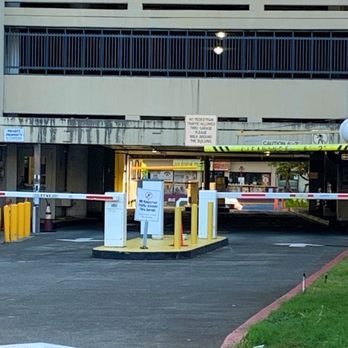 Chinatown Municipal Parking - Look through and you'll see Chinatown Culture Plaza. - Parking Near Me - Honolulu, Hawaii