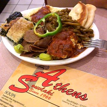 Athens Souvlaki - Greek Combo little of everything Delicious - Greek Near Me - Southfield, Michigan Athens Souvlaki - Greek Combo little of everything Delicious - Greek Near Me - Southfield, Michigan
