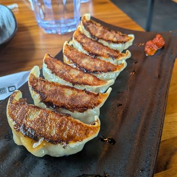 JINYA Ramen Bar - Poncey Highland - Pork Gyoza ( 6pcs)* Best item on the menu! - Ramen Near Me - Atlanta, Georgia JINYA Ramen Bar - Poncey Highland - Pork Gyoza ( 6pcs)* Best item on the menu! - Ramen Near Me - Atlanta, Georgia