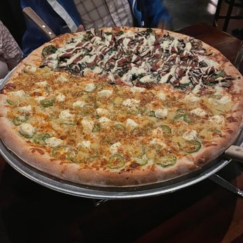 Rocco's - Half & Half House Pizzas Jalapeno Face Pizza Lasagna Pizza (Veggie) - Bars Near Me - Seattle, Washington Rocco's - Half & Half House Pizzas Jalapeno Face Pizza Lasagna Pizza (Veggie) - Bars Near Me - Seattle, Washington