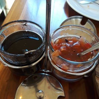 Chaak Kitchen - Habanero roasted black Chile oil and habanero pico de gallo - Cocktail Bars Near Me - Tustin, California Chaak Kitchen - Habanero roasted black Chile oil and habanero pico de gallo - Cocktail Bars Near Me - Tustin, California
