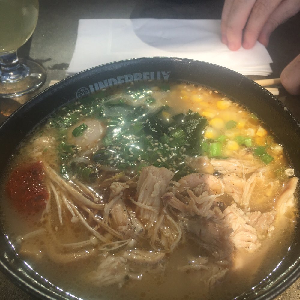 Underbelly - Chicken ramen - Ramen Near Me - San Diego, California