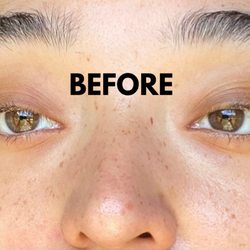 New York Thread - these are what my eyebrows looked like before getting them done, I didn't get them done for 10 months all that new growth had to go!