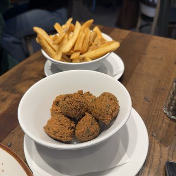 Busboys and Poets - Side Falafel and fries - Breakfast & Brunch Near Me - Columbia, Maryland