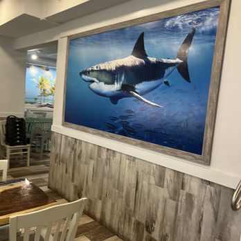 Captain Benjamin's Calabash Seafood - Shark decor' - Seafood Near Me - Myrtle Beach, South Carolina