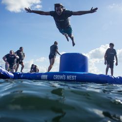The Lift Adventure Park - Get ready to slip and slide through our obstacle course on the water. Our aqua park setup changes regularly to keep the experience unique.