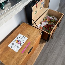 Treasure box for the kids! So cute!