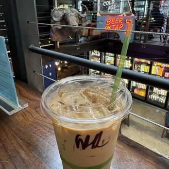 Mid Bloom Coffee - Iced Warm Hug Latte - Coffee & Tea Near Me - Durham, North Carolina