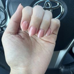 Gel on natural nails