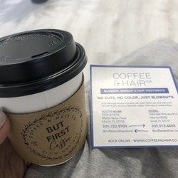 Coffee and  Blow Dry Bar - Lemon Ginger Tea