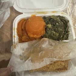 Southern Girls Soul Food - Yams & collard greens