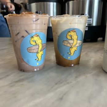Bear Coast Coffee - Lavender caramel latte + Chai Latte - Coffee & Tea Near Me - San Clemente, California