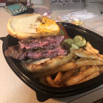MacKenzie River Pizza, Grill & Pub - Raw burger they sold me - American Near Me - Pickerington, Ohio