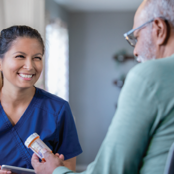 Visiting Angels - Our personal caregivers will offer medication reminders. - Home Health Care Near Me - Tustin, California