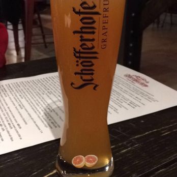 Redd's Biergarten - Schofferhofer Grapefruit Beer - German Near Me - Newark, New Jersey