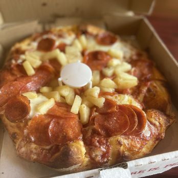 Buono's Pizzeria - My personal pizza x2 pepperoni & pineapple... this was delish! - Pizza Near Me - Long Beach, California Buono's Pizzeria - My personal pizza x2 pepperoni & pineapple... this was delish! - Pizza Near Me - Long Beach, California