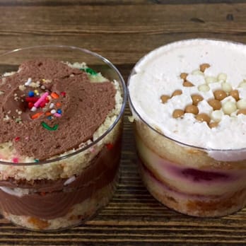 Fluff Bake Bar - Birthday Cake + Strawberry and Lemon - Bakeries Near Me - Houston, Texas