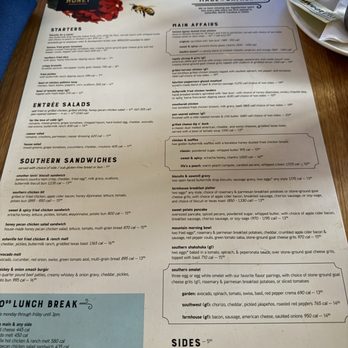 Tupelo Honey Southern Kitchen & Bar - New menu April 2026 - New American Near Me - Huntsville, Alabama Tupelo Honey Southern Kitchen & Bar - New menu April 2026 - New American Near Me - Huntsville, Alabama