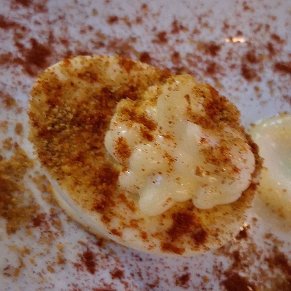 Chez Adele - Deviled eggs -really yummy!! - American Near Me - Chicago, Illinois Chez Adele - Deviled eggs -really yummy!! - American Near Me - Chicago, Illinois