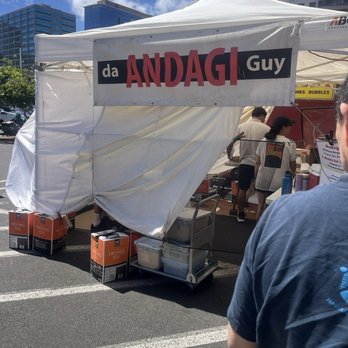 Da Andagi Guy - Andagi tent right outside DQ entrance. Line moves quickly. - Donuts Near Me - Honolulu, Hawaii