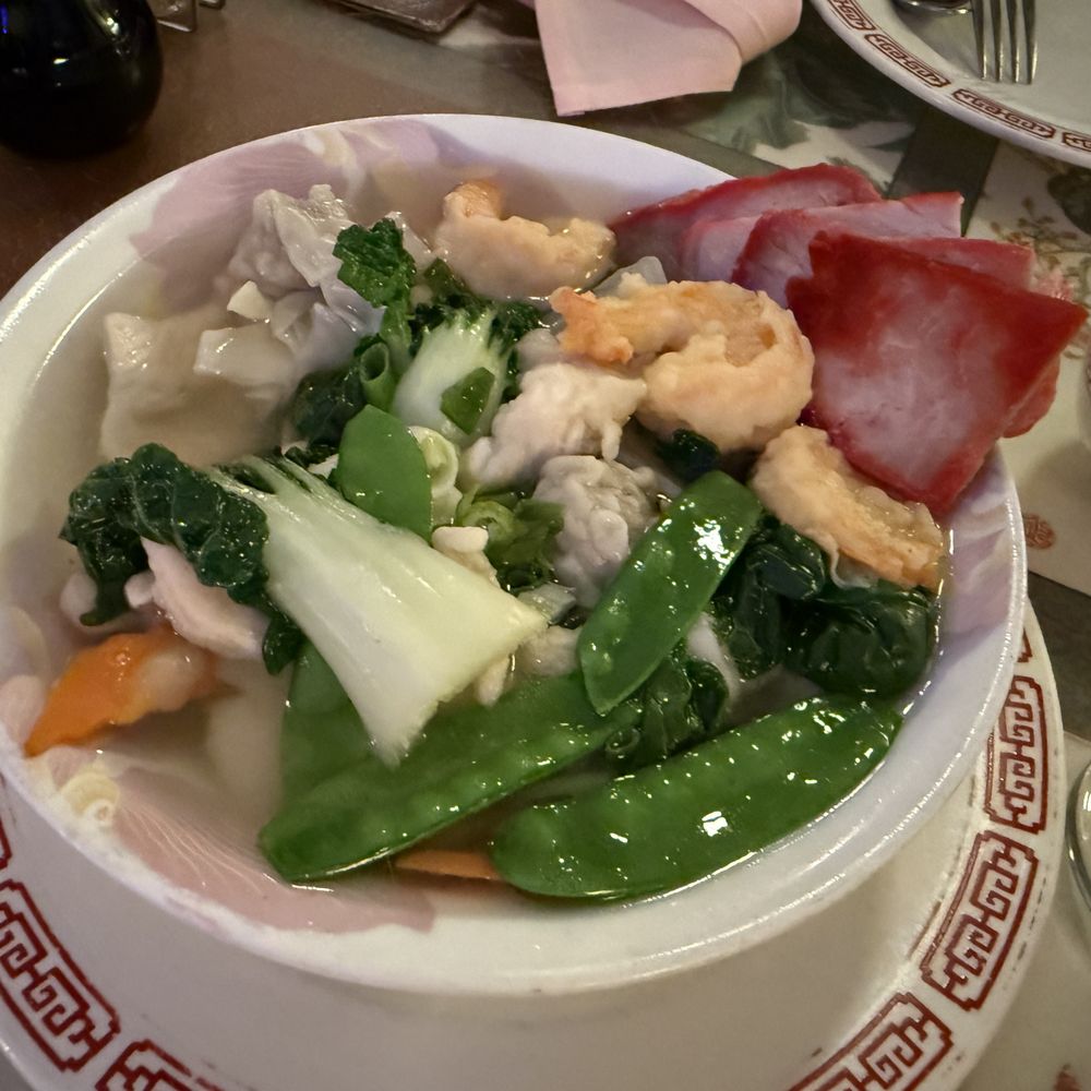 Hop Sing Palace - August 2025 - Wor Wonton Soup $12.95 - 2/5 - Chinese Near Me - Folsom, California