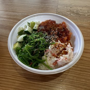 Poke Fix Hawaii - One protein spicy ahi ($13) with market price for ahi ($2.75) - Sushi Bars Near Me - Honolulu, Hawaii
