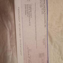 Nobel Learning Communities - Check from 2021 got filed away and wasn't cashed