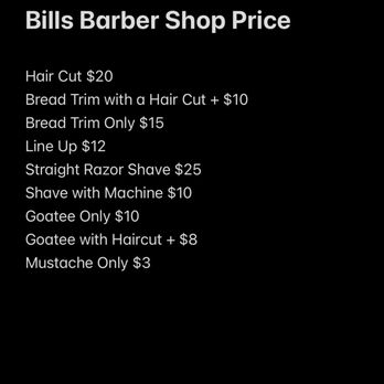 Bill's Barber Shop - Prices - Barbers Near Me - Saginaw, Michigan Bill's Barber Shop - Prices - Barbers Near Me - Saginaw, Michigan