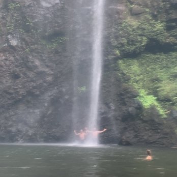 Ali'i Kayaks - My crazies under the falls. - Tours Near Me - Kapaa, Hawaii Ali'i Kayaks - My crazies under the falls. - Tours Near Me - Kapaa, Hawaii