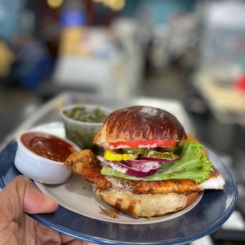 Caplinger's Fresh Catch - Grilled Walleye Sandwich - Seafood Near Me - Indianapolis, Indiana Caplinger's Fresh Catch - Grilled Walleye Sandwich - Seafood Near Me - Indianapolis, Indiana