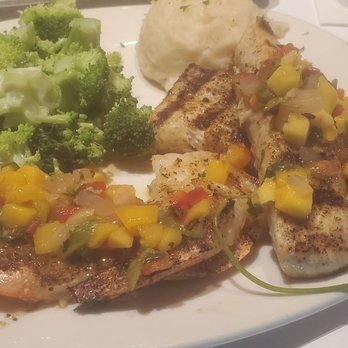 Bonefish Grill - Grilled shrimp and Mahi mahi with Mango chutney - Seafood Near Me - Kissimmee, Florida Bonefish Grill - Grilled shrimp and Mahi mahi with Mango chutney - Seafood Near Me - Kissimmee, Florida