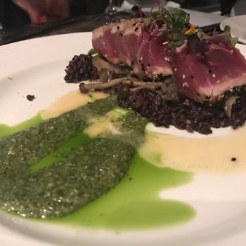 Chandler's Oceanfront Dining - Seared Albacore - New American Near Me - Carlsbad, California
