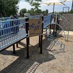 Registry Park - View from upper gallery as the playground is below grade