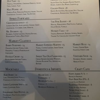Market To Table - Drink menu, including mocktails and craft beers! - New American Near Me - Winter Garden, Florida Market To Table - Drink menu, including mocktails and craft beers! - New American Near Me - Winter Garden, Florida